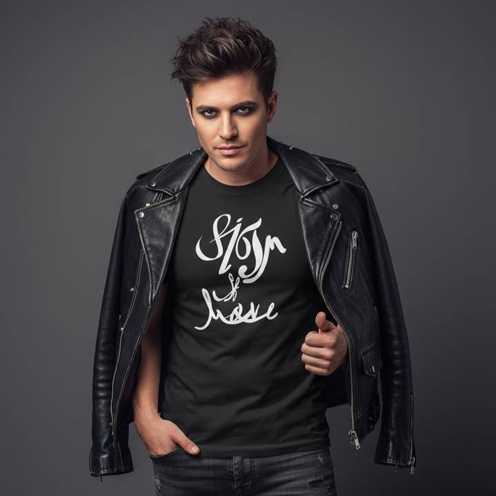 Maglietta Rocker - T-shirt Grafica Segno d'Amore per la vendita all'ingrosso da parte di RC'nSONS