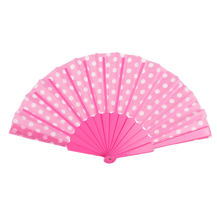 Out of the blue KG - Wholesale Handheld Folding Fan - Fan, Spanish polka dot,2