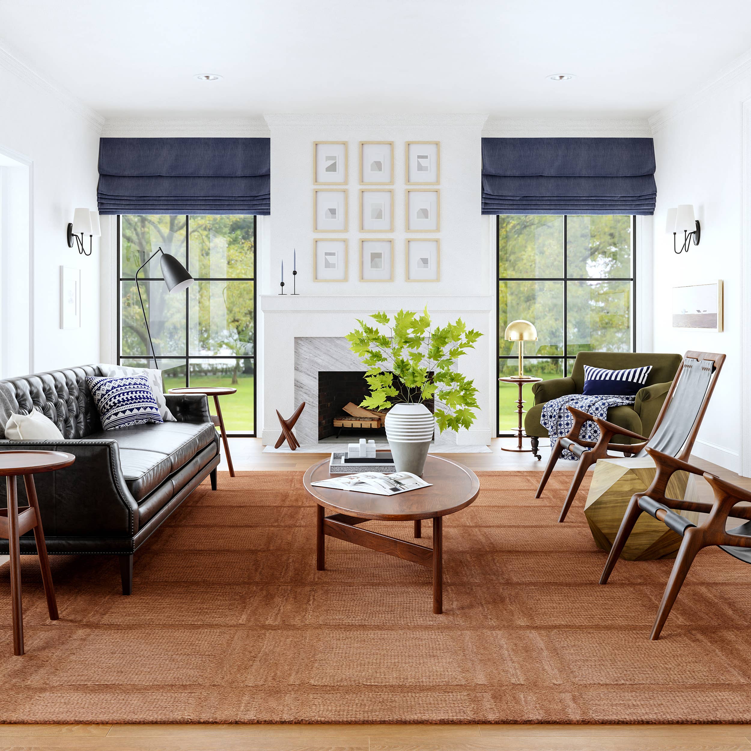 RUGS USA - Wholesale Area Rug - Mallory Plaid Wool Area Rug8