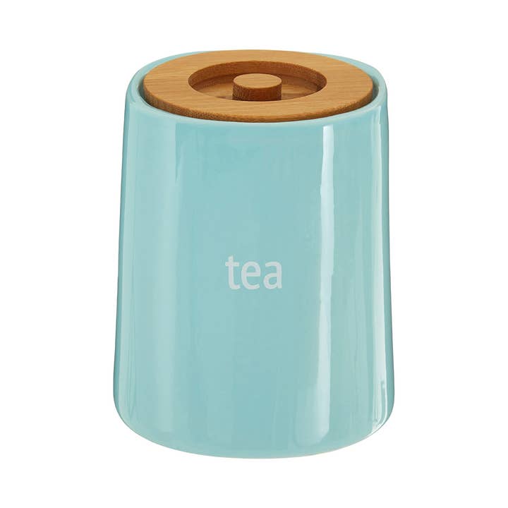 Interiors by Premier – wholesale Canister – Fletcher Blue Ceramic Tea Canister2