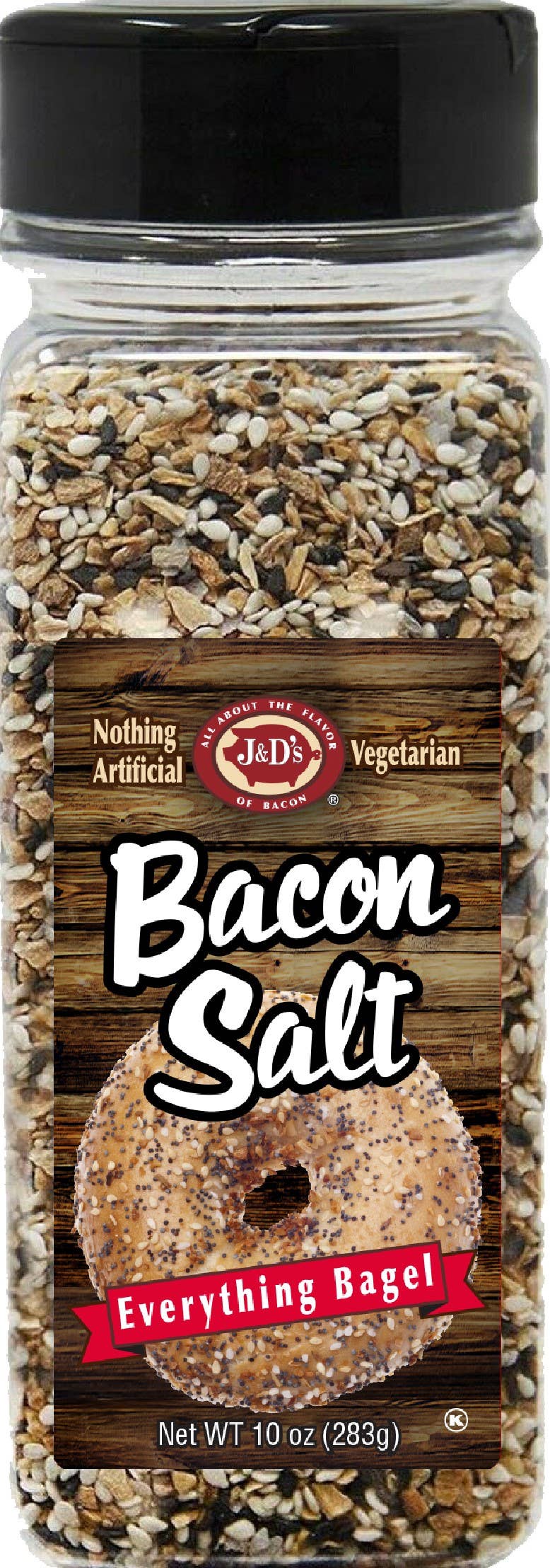 J&D's Original Bacon Salt - 3 PACK - Low Sodium Bacon Flavored Seasoning  Salts