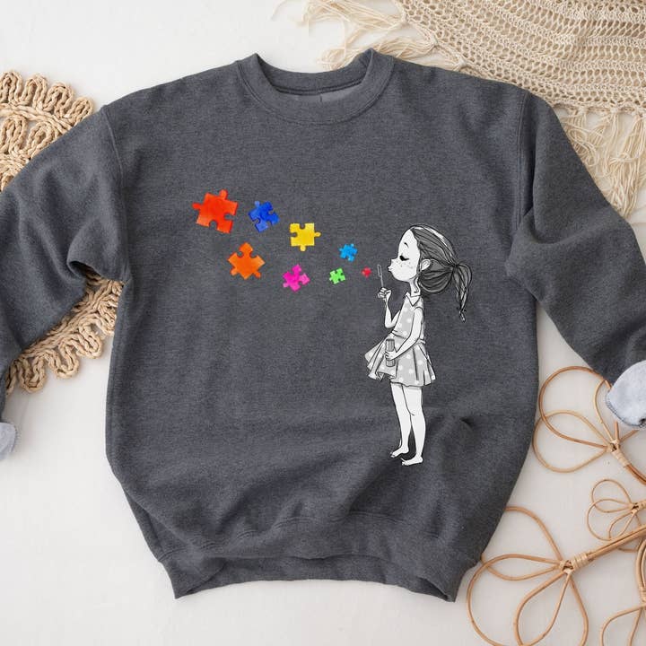 Vivtrek - Wholesale Graphic Sweatshirt - Unisex - Autism Sweatshirt, Autism Mom Shirts, Autism2