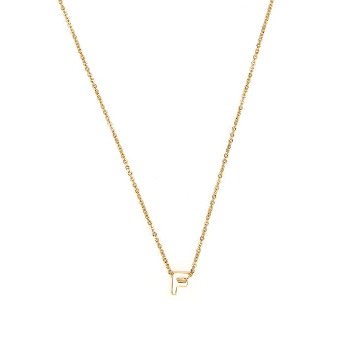 Collier finition or jaune 18k - Alphabet pour la vente par Luxenter