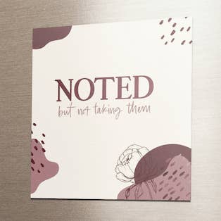 Noteret (Men ikke tager dem) - Magnet for engroshandel hos Black Luxury Loft