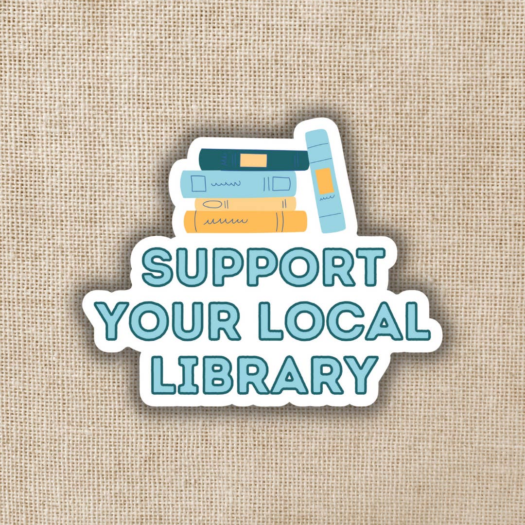 Kingdom of Threads - Vente Autocollant - Sticker de soutien à votre bibliothèque locale