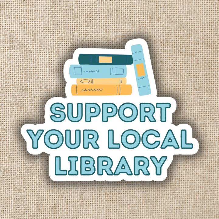 Kingdom of Threads - Vente Autocollant - Sticker de soutien à votre bibliothèque locale0
