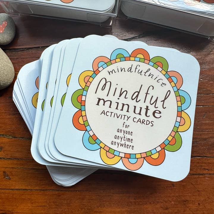 Mindfulnice – wholesale Card game – Mindful Minute Activity Cards for Mental Health & Wellness