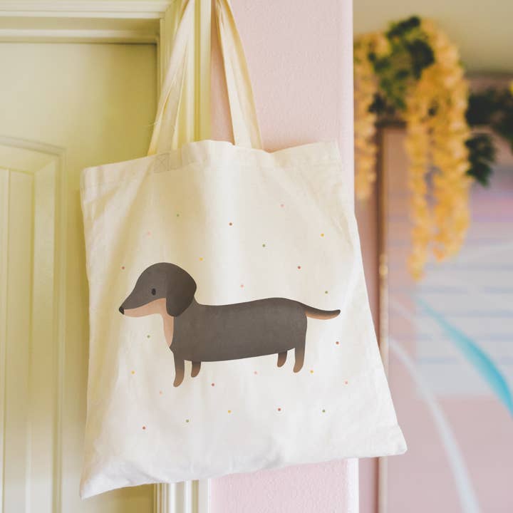 Cloth Bag Dachshund Dog Breed - Tote Bag Dachshund for wholesale by Tilda&Theo