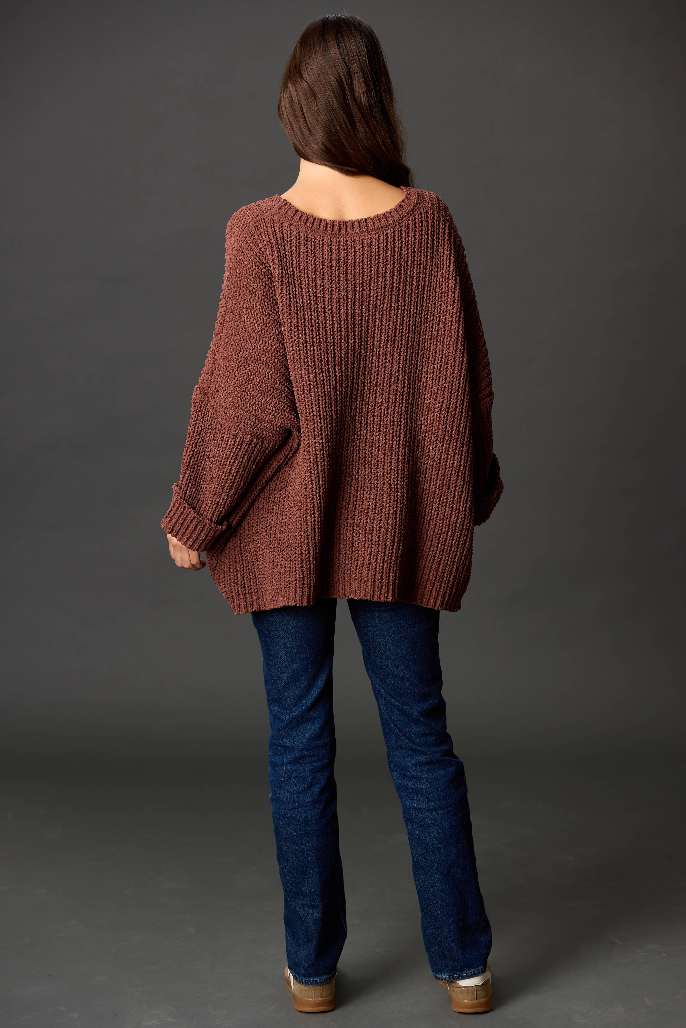 Before You Collection - Vente Pull tunique – femme - Pull oversize en chenille24