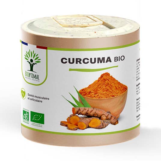 Cúrcuma bio cápsulas - Bioptimal para venta al por mayor de Bioptimal