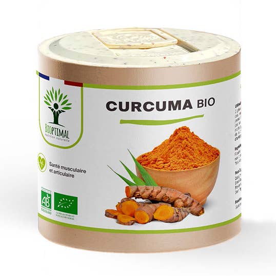Organic Turmeric Capsules - Bioptimal for wholesale by Bioptimal