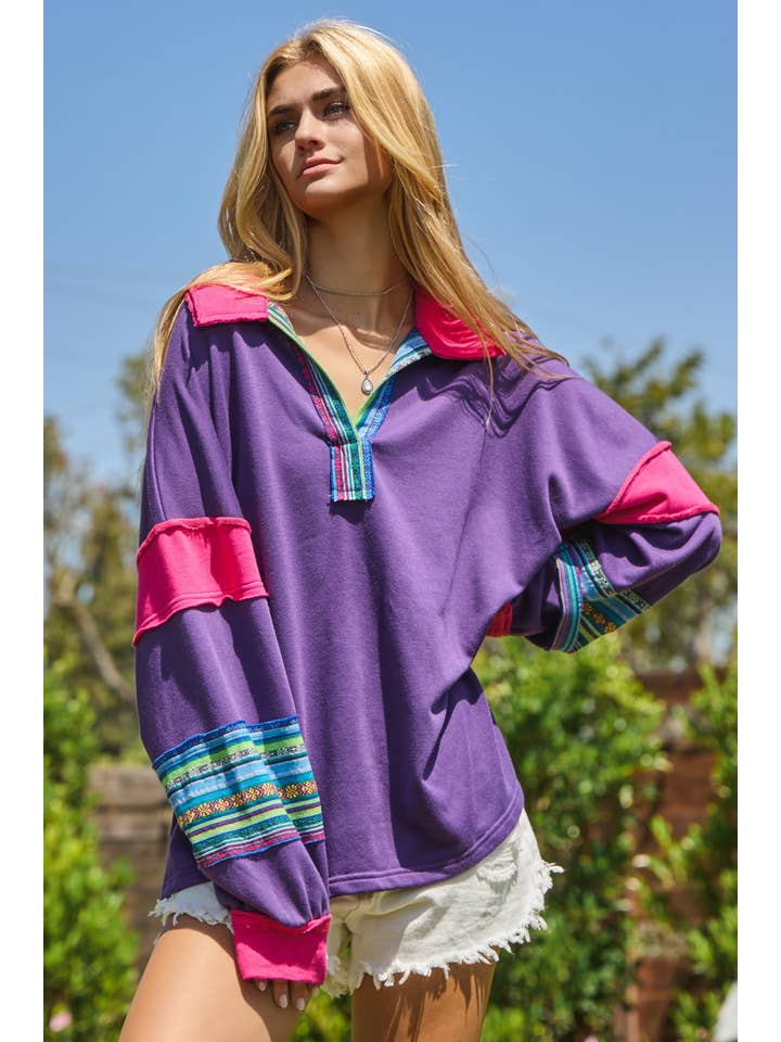 Oddi - Wholesale Sweatshirt - Women's - Contrast Mixed Fabric Sweatshirts8