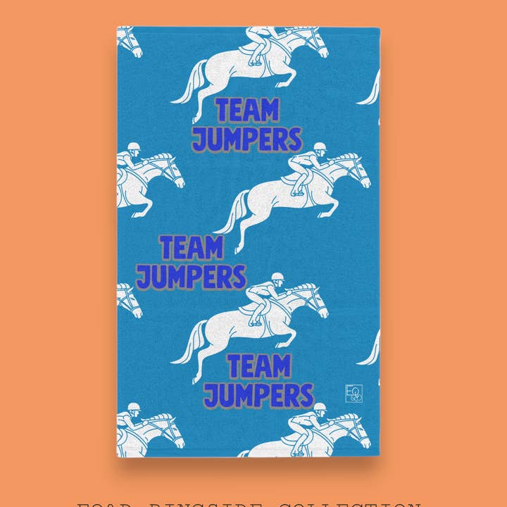 Team Jumpers Ringside towel for wholesale by Equine & Design, LLC