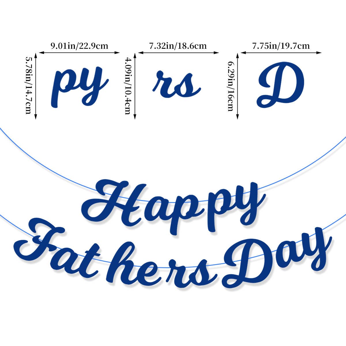 Candles Meta - Venta al por mayor Cartel/pancarta para fiestas - Cartel de papel decorativo para fiestas con el Día del Padre con leche 2