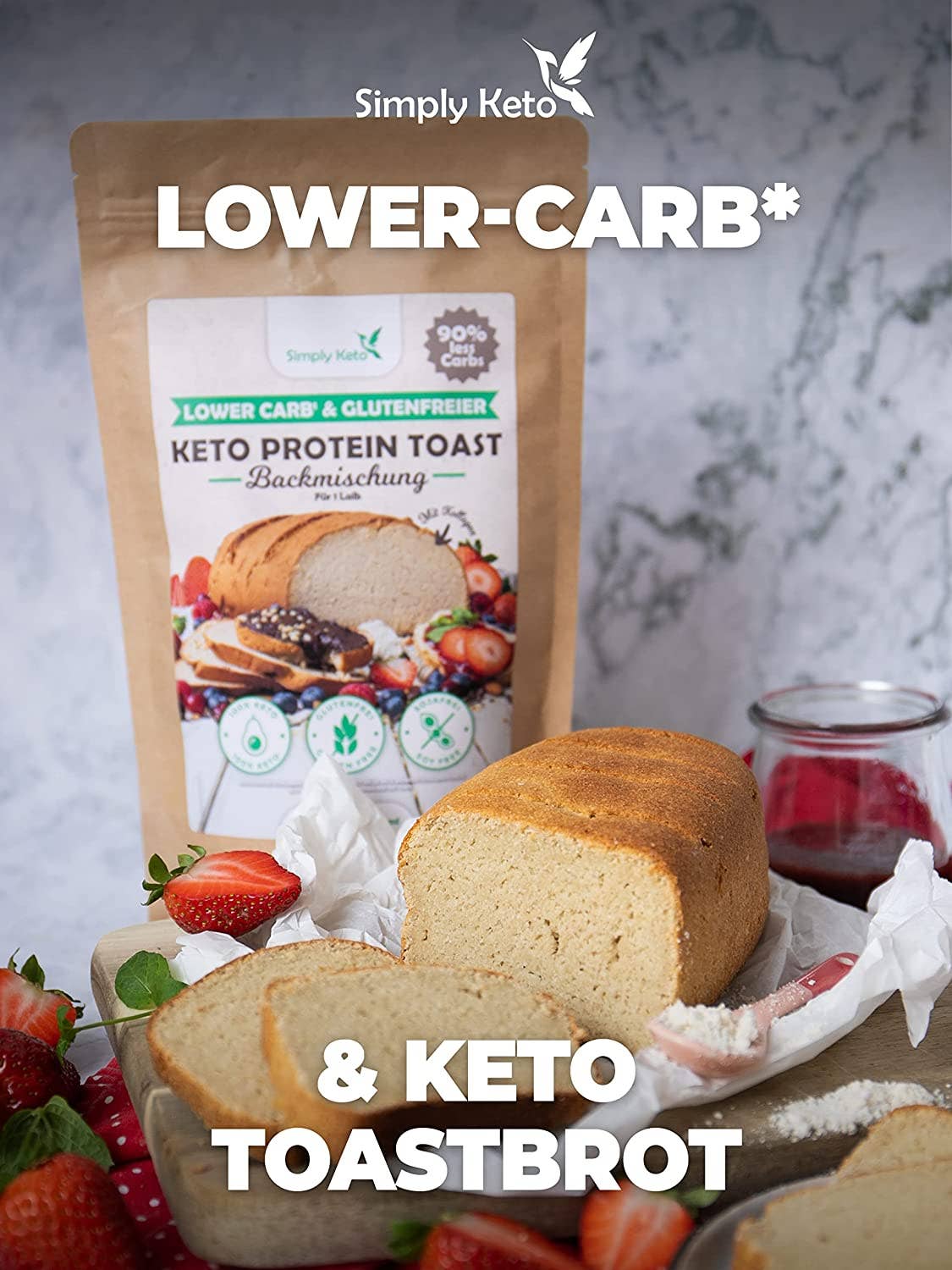 Simply Keto - Wholesale Bread Mix - Keto protein toast baking mix3