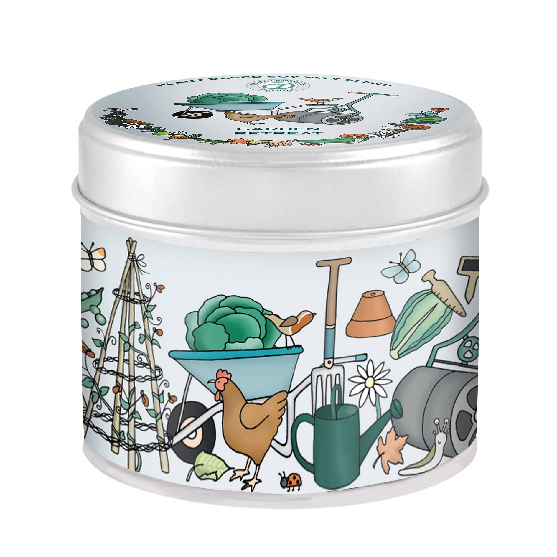 The Country Candle Co. - Wholesale Travel Candles - Emma Lawrence-Garden Retreat Tin Candle