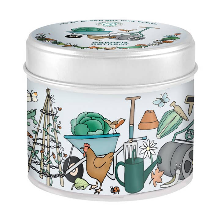 The Country Candle Co. - Wholesale Travel Candles - Emma Lawrence-Garden Retreat Tin Candle0