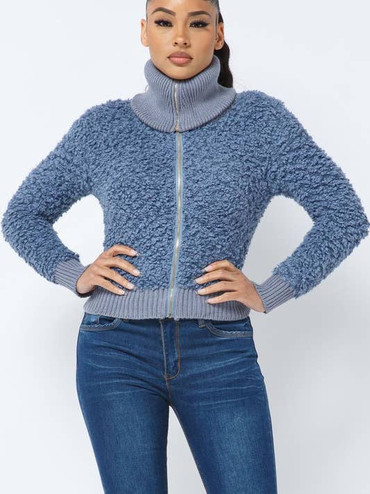 LONG SLEEVE SHAGGY JACKET WITH FRONT ZIPPER and other Purchase Wholesale shaggy jacket. Free Returns & Net 60 Terms on Faire trending on Faire.
