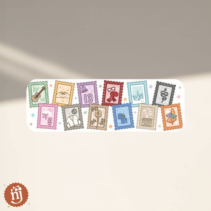 Nearly June Design Co - Wholesale Bookmark - Taylor Eras Stamps Bookmark3