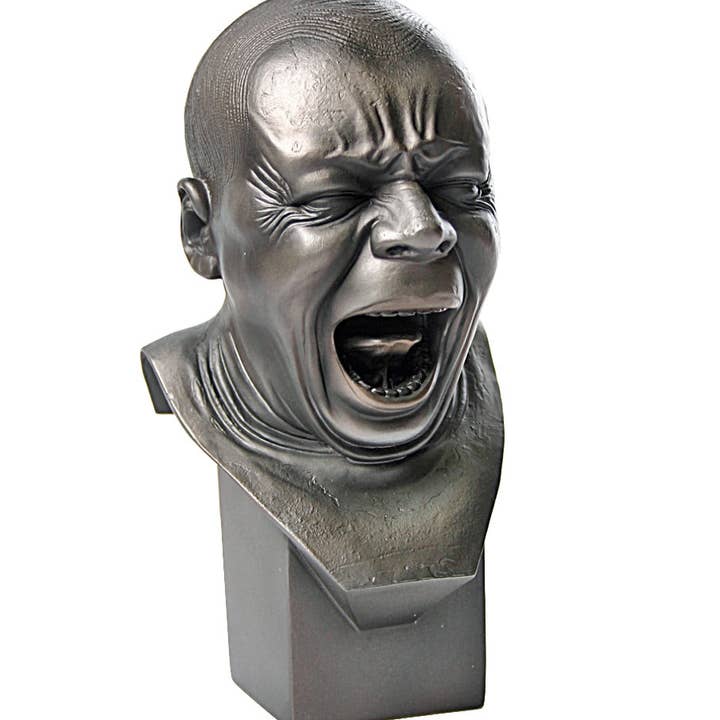 The Yawner Man Portrait Bust by Messerschmidt for wholesale by Museum Wholesale Inc