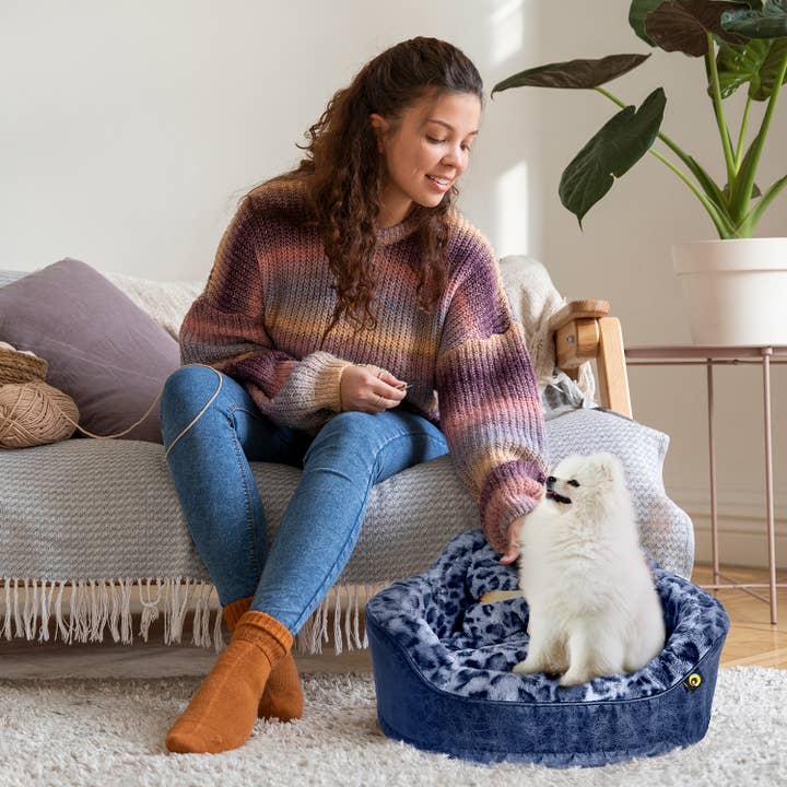 Precious Tails - Wholesale Pet bed – Cat/dog - Precious Tails Leopard Princess Bed9