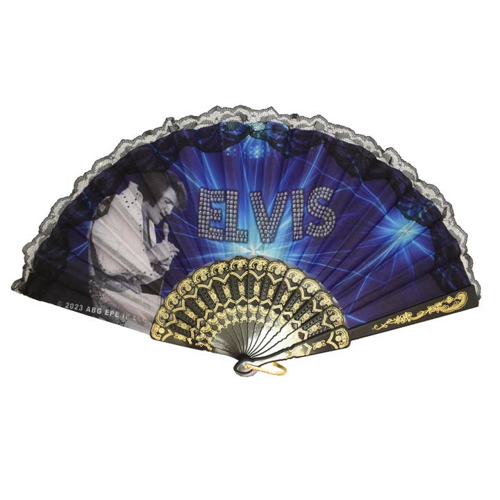 Elvis Hand Fan for wholesale by MID-SOUTH PRODUCTS