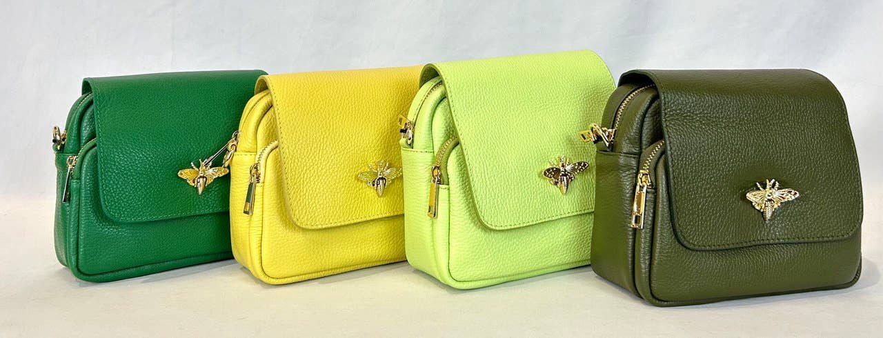 JIJOU CAPRI - Wholesale Crossbody Bag - Women's - Italian Leather Bumble Bee Crossbody Bag JIJOU CAPRI5