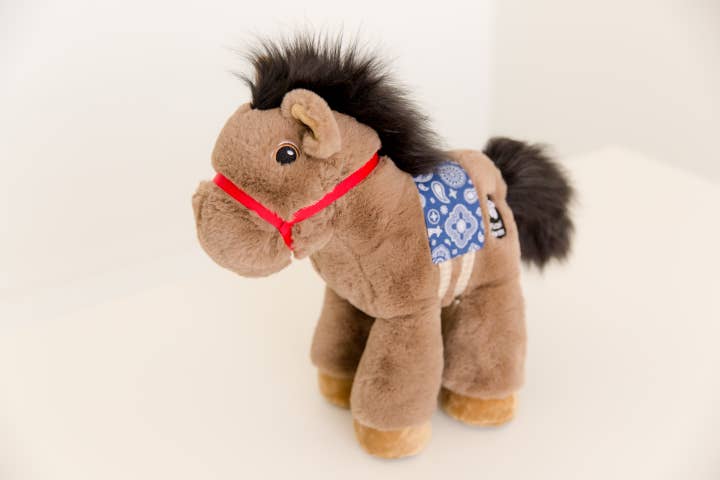 Piccoli Horses - Wholesale Stuffed/Plush Toy - Kids & Baby - WESTERN CLASSIC PLUSH HORSE0