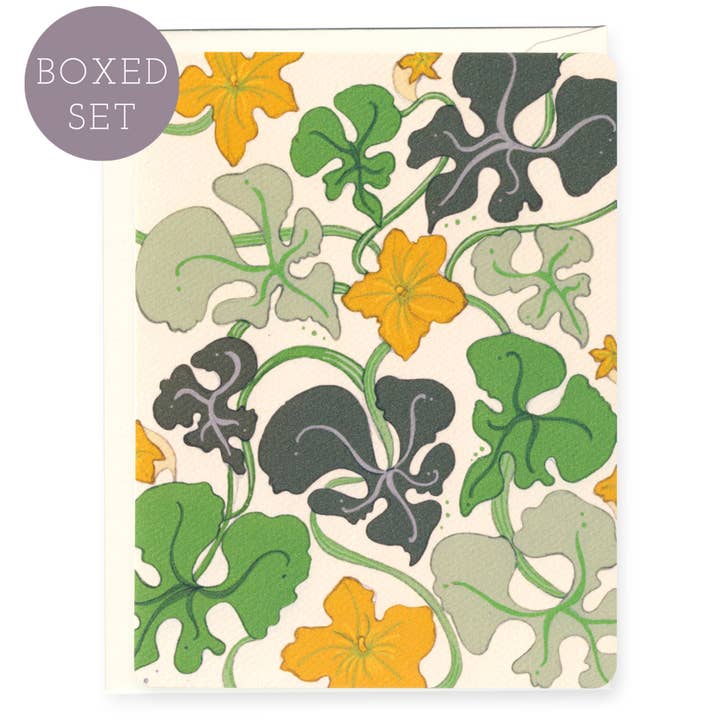 Zucchini Greeting Card - Boxed Set of 8 for wholesale by H.macdo Paper Co.