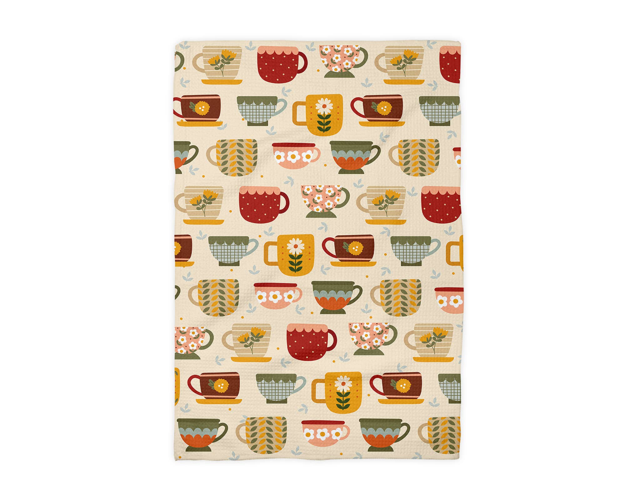 Canary Road - Wholesale Tea Towel - Tea Retro Cup Room Shop Teacup Waffle Kitchen Towel Dish1