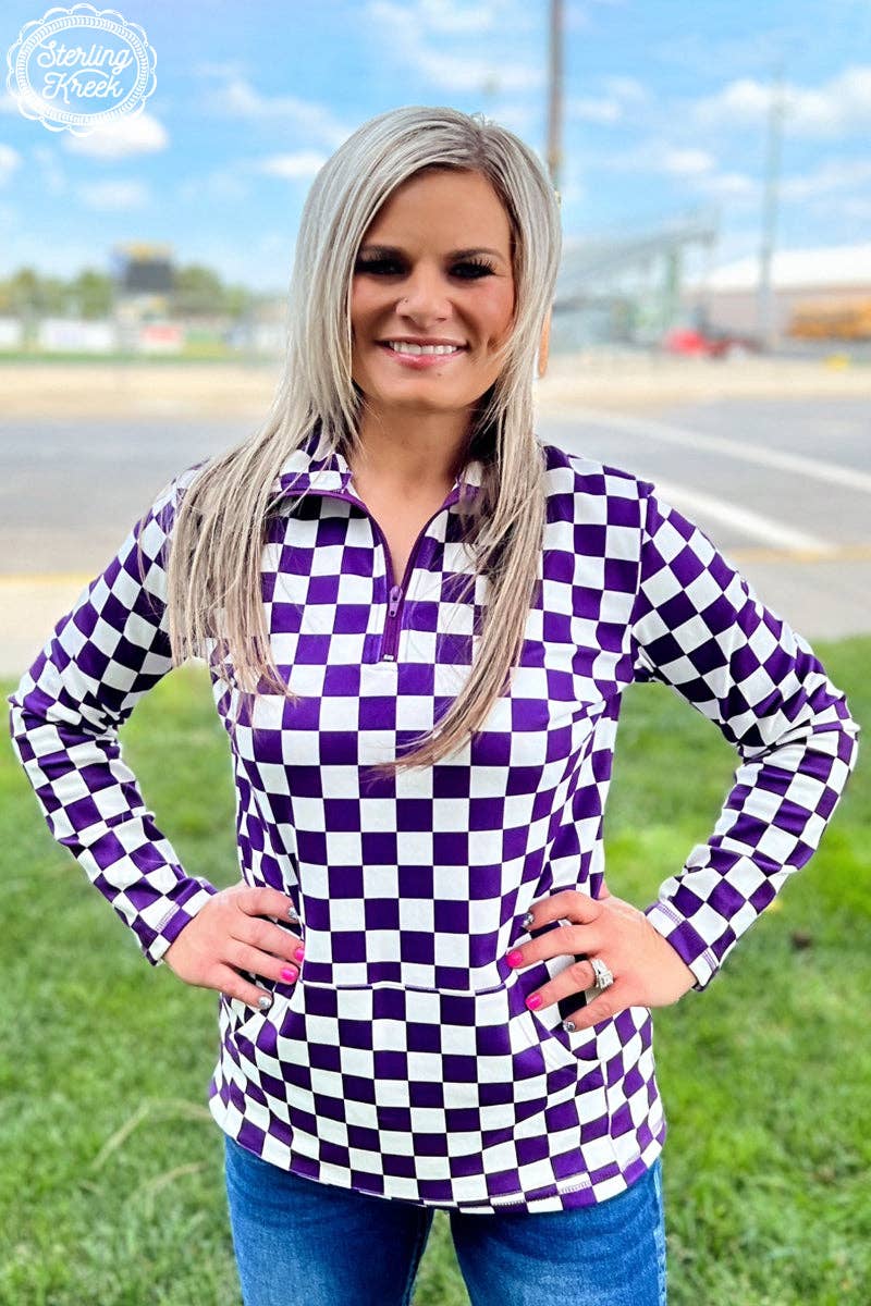 Sterling Kreek - Wholesale Sweatshirt - Women's - Pep Rally Pullover - Purple