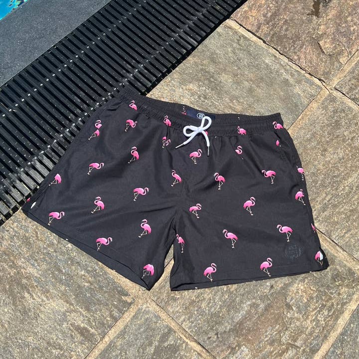Ton Sur Ton - Wholesale Swim Bottoms - Men's - Pink Paradise - Swim Shorts5