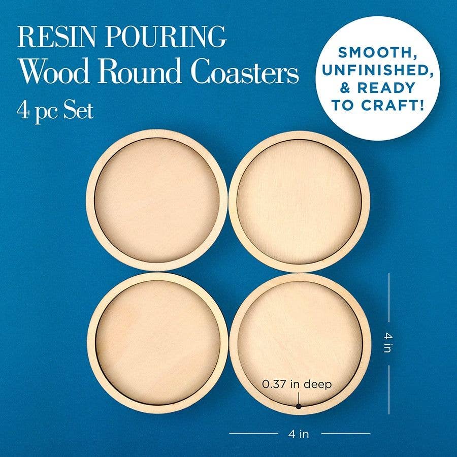 Plaid Crafts - Wholesale Craft Supplies - Mod Podge ® Resin Pouring Surface - Coasters, 4-Piece1