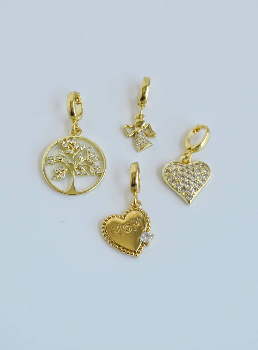 Curated By Suarez - Wholesale Individual Charm/Pendant - Symbolic Clip Charm  - Charms with Hinged Clasp19