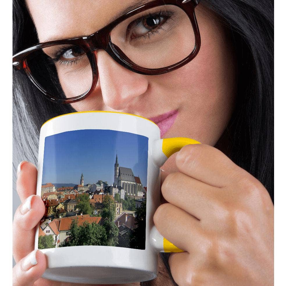3dRose – wholesale Coffee mug – 3dRose, Czech Republic, Cesky Krumlov, Castle tower - EU06 RER0050 - Ric Ergenbright, Mug1