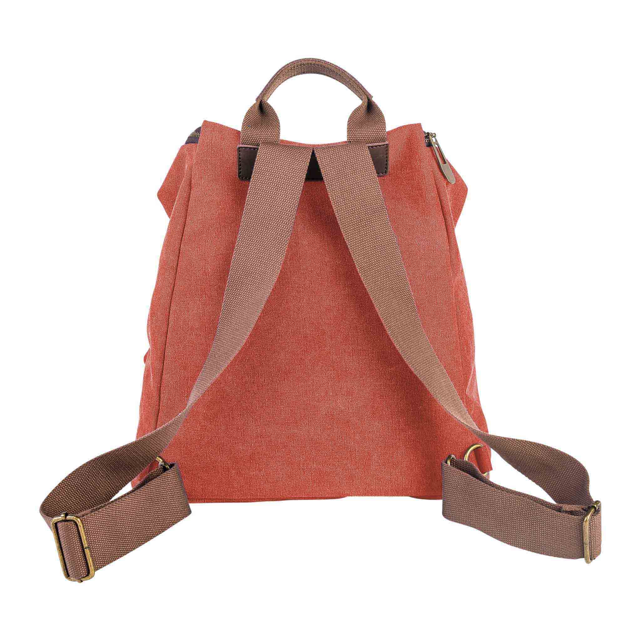 ZEDE PARIS - Wholesale Backpack - Women's - SAINT-PAUL - Canvas and leather backpack90