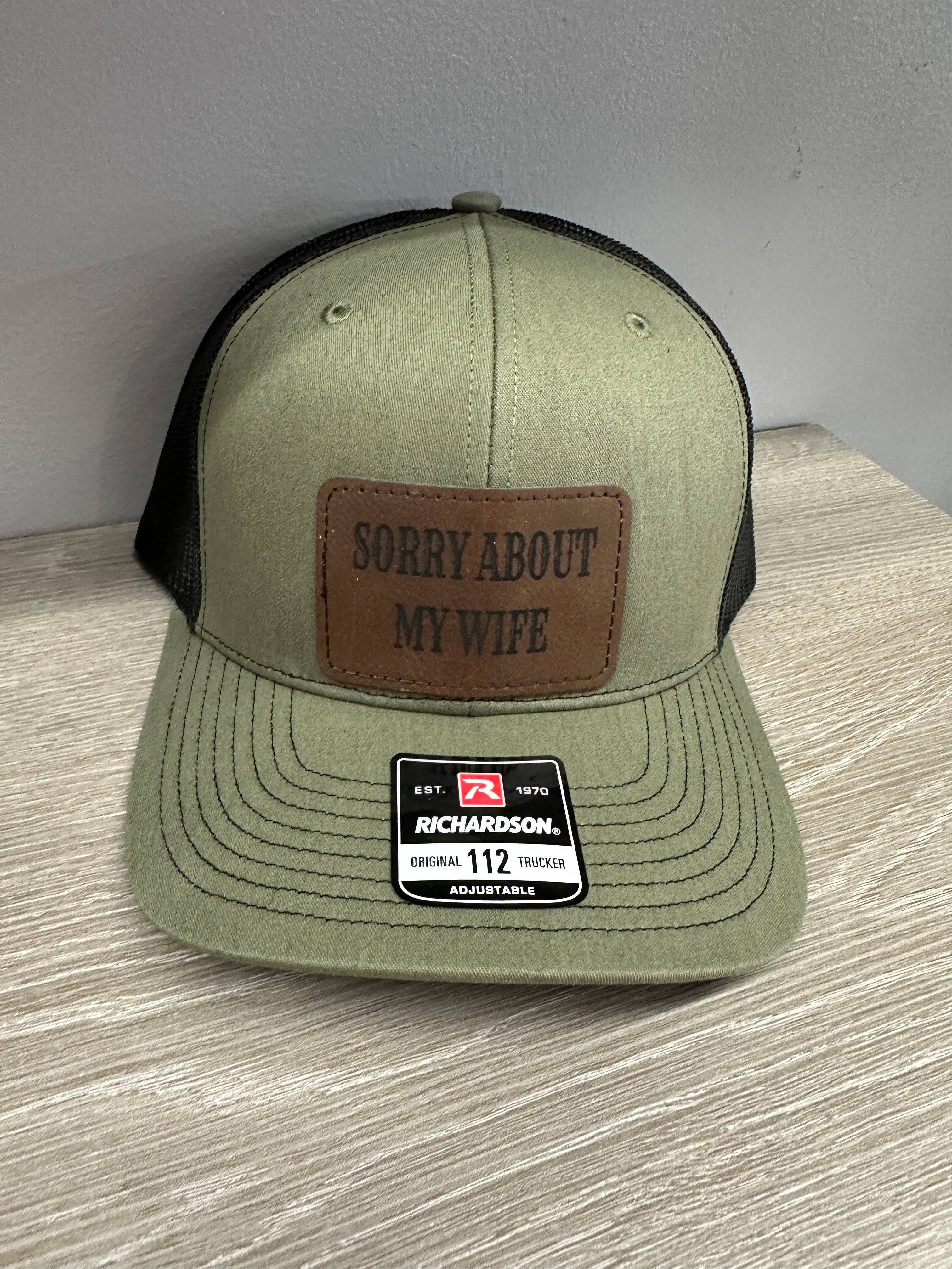 Designed To Flaunt - Wholesale Trucker Hat - Men's - Sorry About My Wife Men's Richardson 112 Trucker Hat18