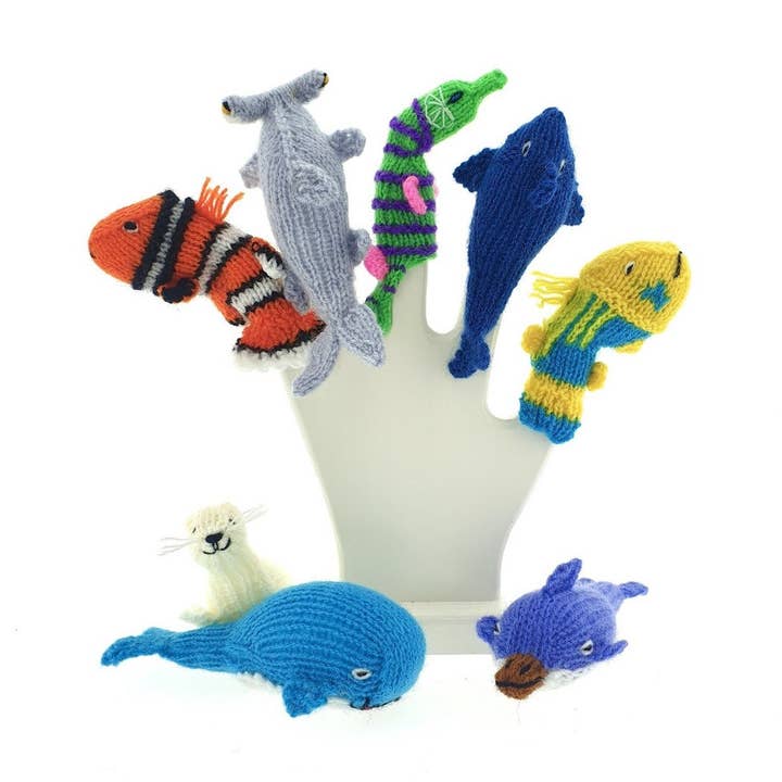 Fantoches de dedo, animais marinhos por atacado de Titicaca