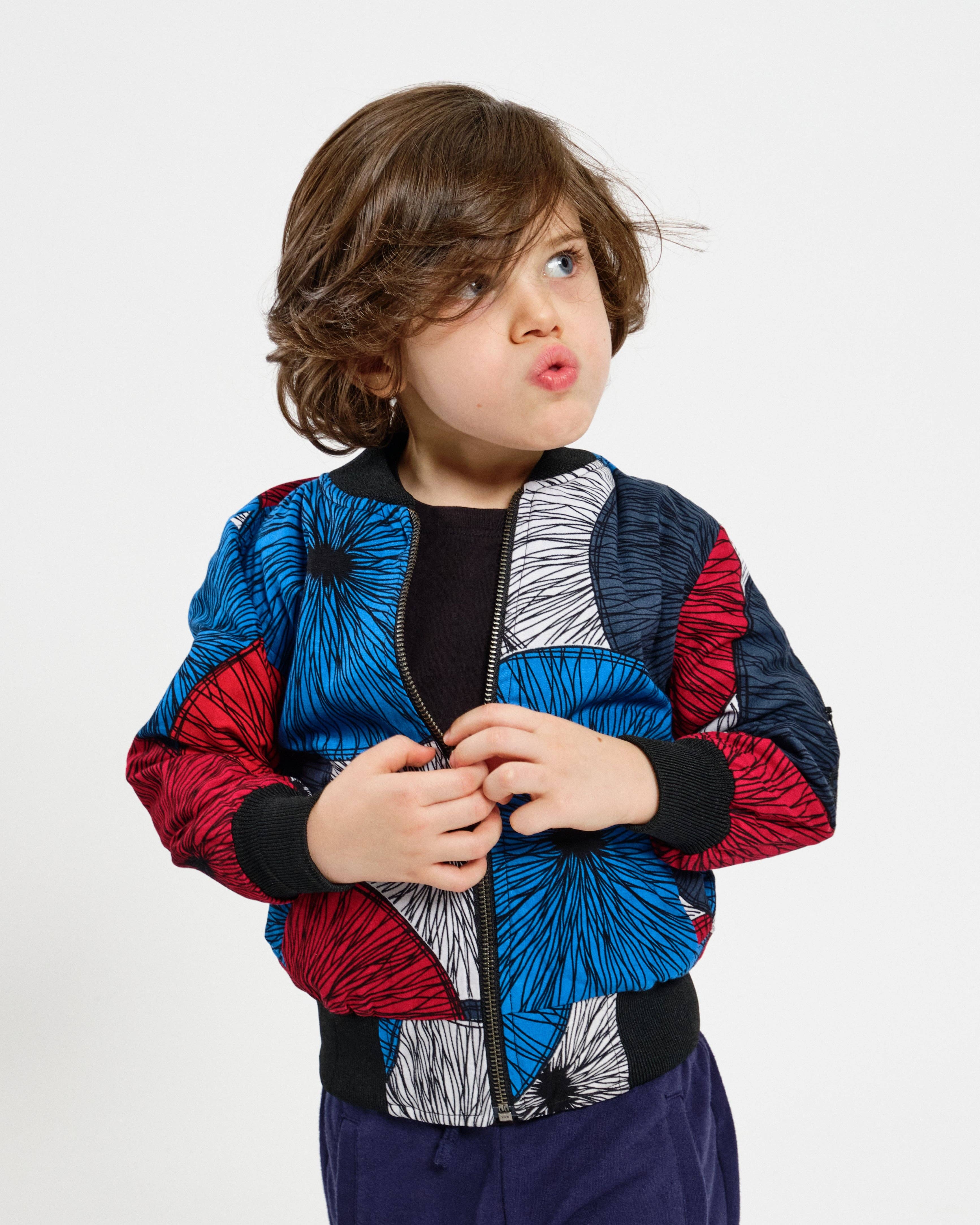 mikono.africa UG - Wholesale Bomber Jacket - Kids - children's jacket 'Nyota'2