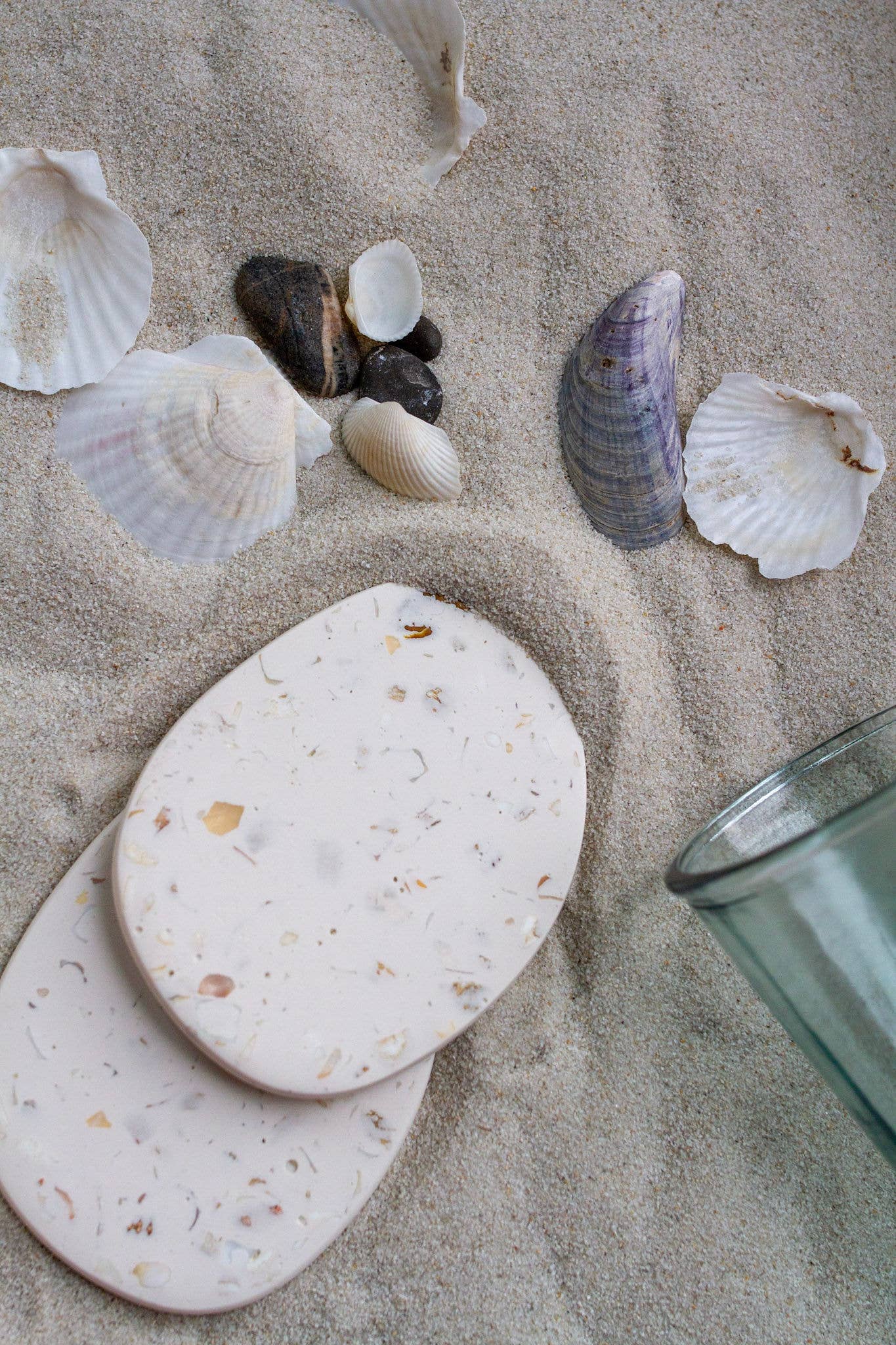 Calico Collective – wholesale Coasters – Pebble Coaster Set - Drift2