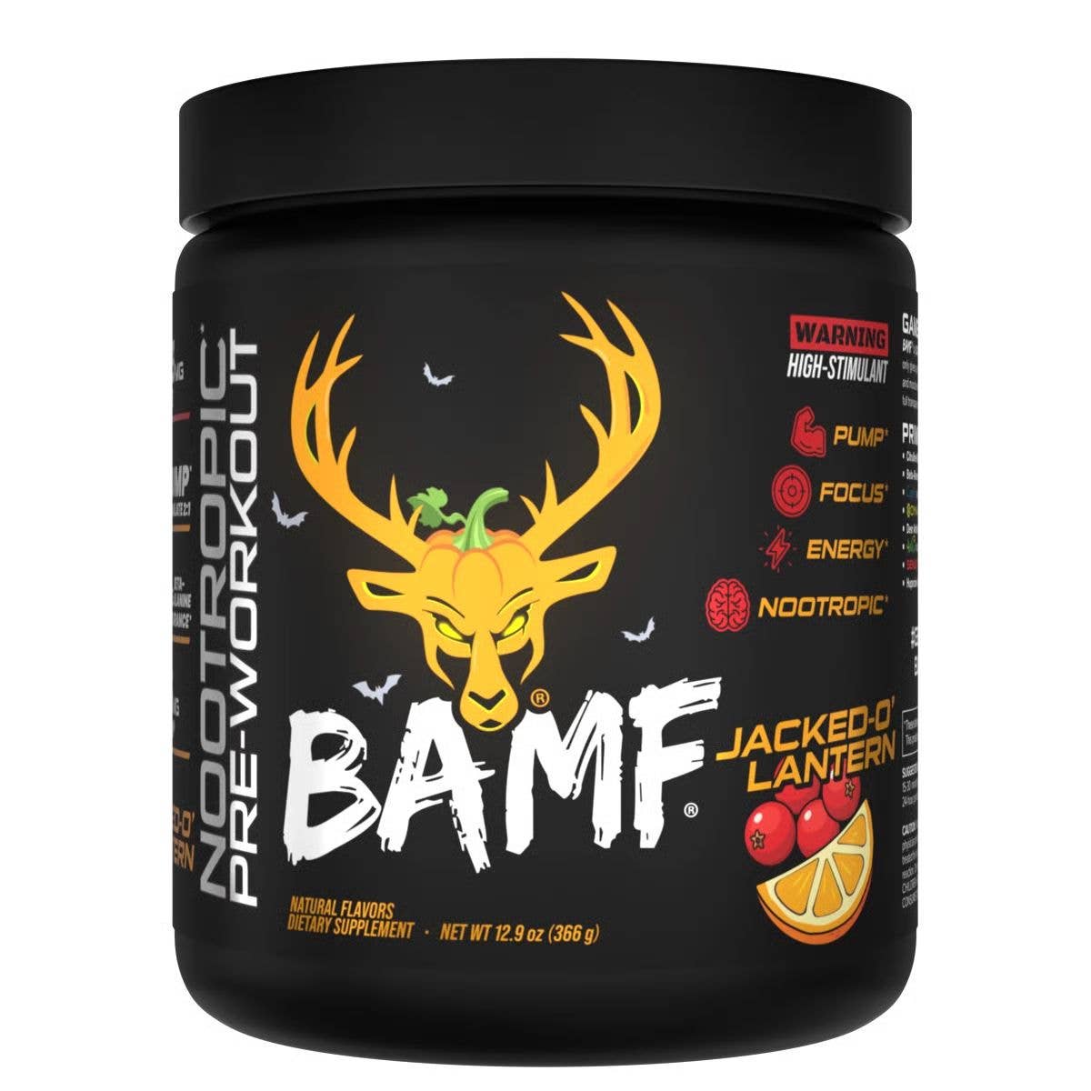 Campus Protein - Wholesale Protein/Superfood Powder - Bucked Up BAMF Pre Workout1