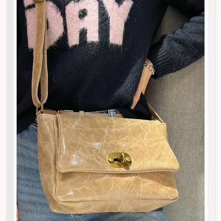 Z et Z - Wholesale Shoulder Bag - Women's - Vintage-effect leather shoulder bag7