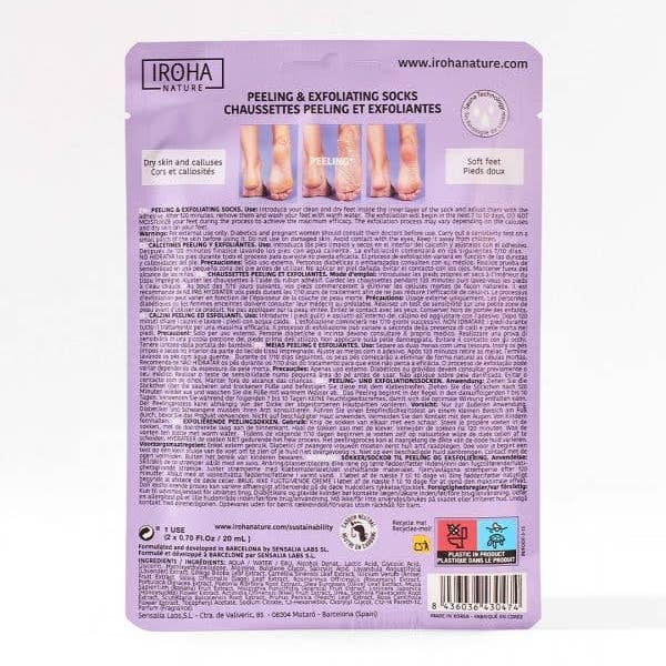 Iroha Nature - Wholesale Foot Mask - Socks Treatment For Feet | Exfoliating | Lavander2