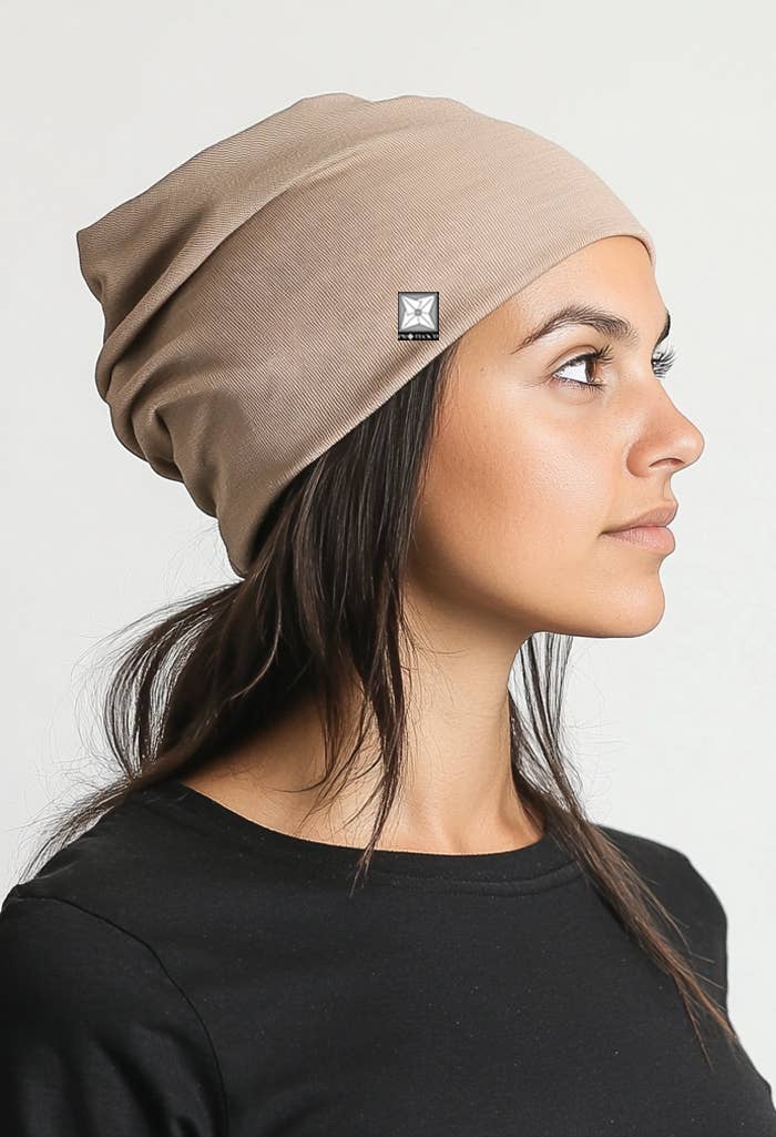 Proteck'd Emf Apparel - Wholesale Beanie - Unisex - Proteck'd Faraday Lightweight Silver Lined Emf Proof Beanie11