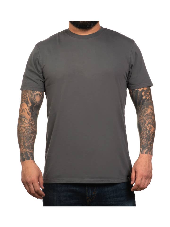 Sullen Clothing - Wholesale T-shirt – men's - The Solids Premium Pewter1