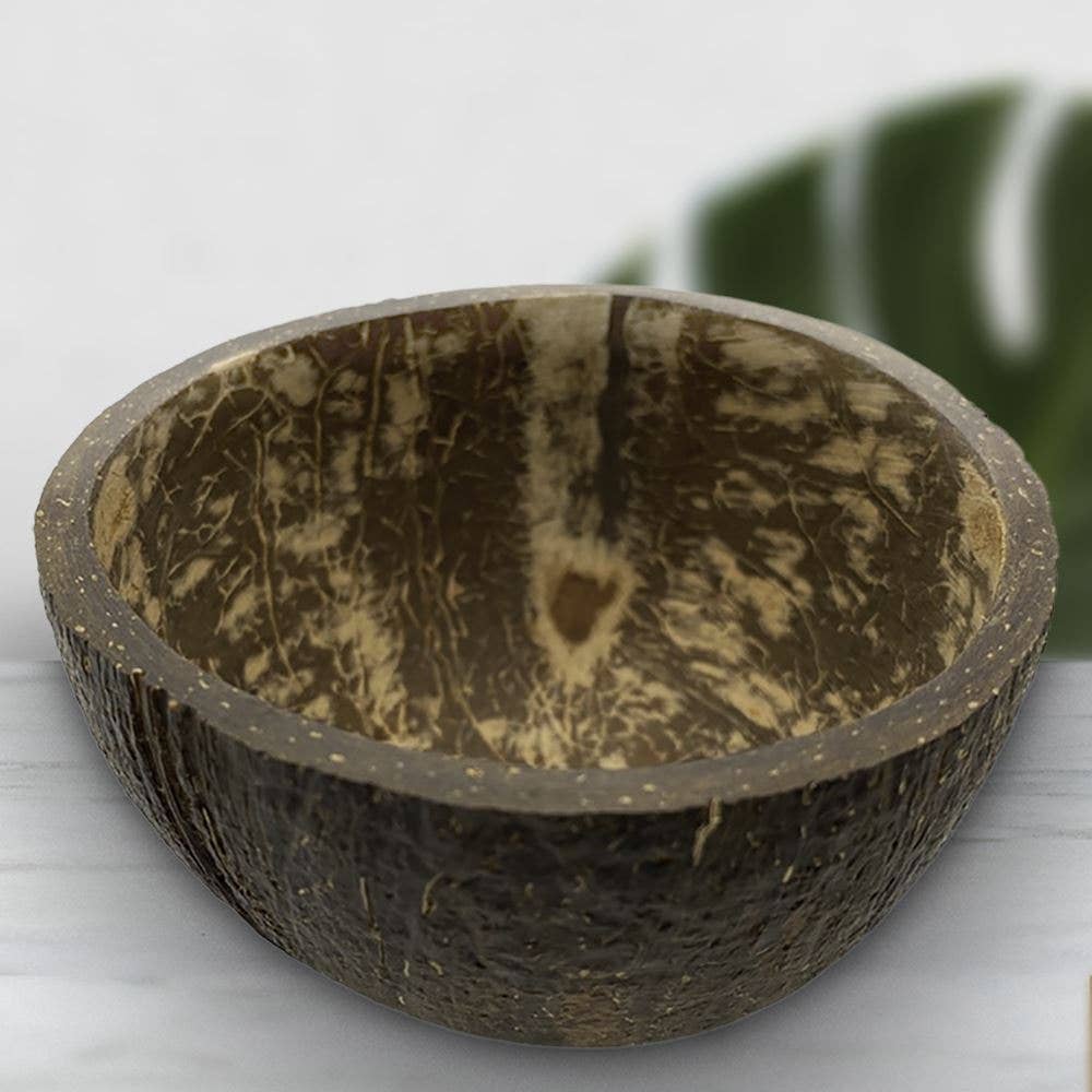 VIE – wholesale Bowl – Coconut Bowl, Natural Textured Finish, Small, 8-10cm Diameter7