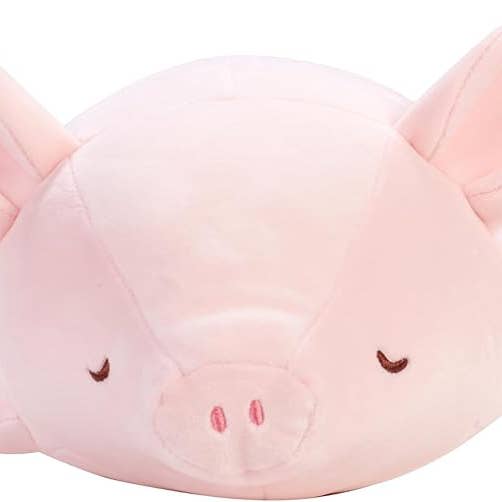 Greeting Life America - Wholesale Stuffed/Plush Toy - Kids & Baby - LIV HEART Premium Nemu Nemu Bolster 38983-21 Pig