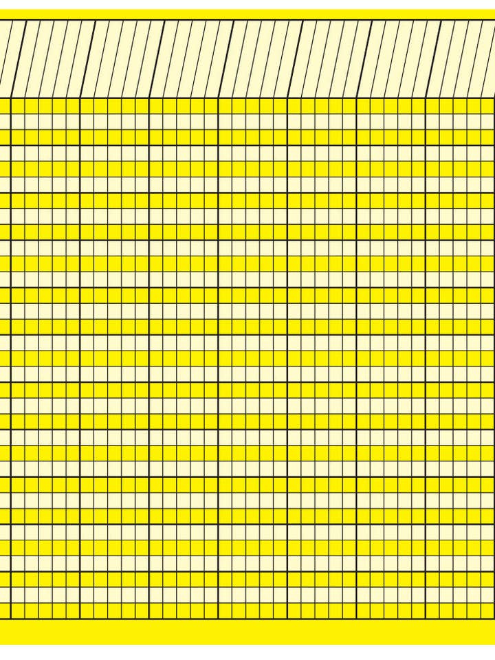 Horisontellt diagram - gul för wholesale av Creative Shapes Etc.