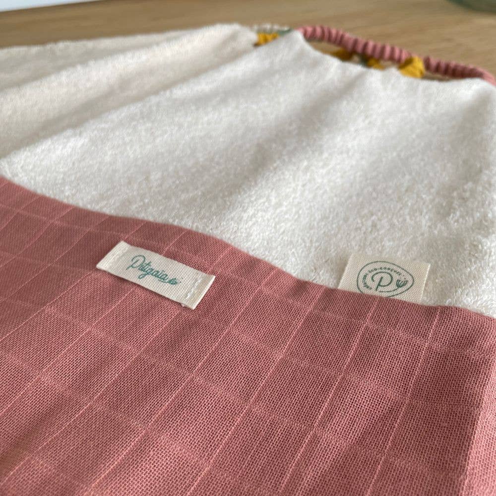 Pitigaïa - Venta al por mayor Babero - Bebé - Babero elástico de algodón orgánico 🌱👶 ideal para la cantina17