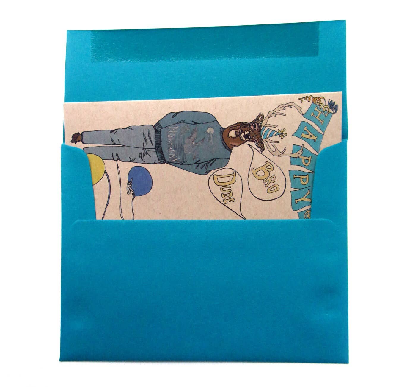 Wild Life Illustration Co. - Vente Cartes d'anniversaire - Carte anniversaire Hipster Deer1